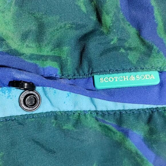 Scotch & Soda Swim Trunk Shorts Mens XL Colorful Tropical Summer Vacation Cruise - Picture 7 of 15